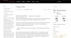 Desktop Screenshot of gyergyoremete.info